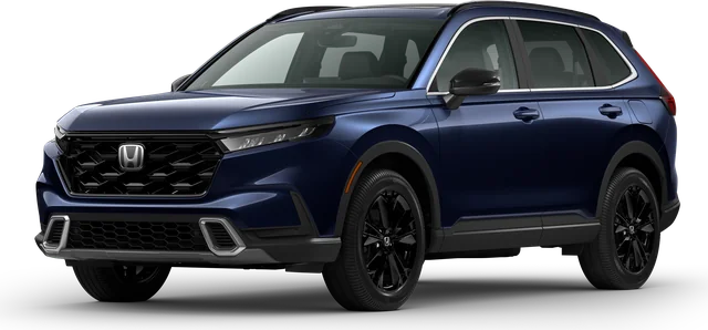 Blue Honda CR-V